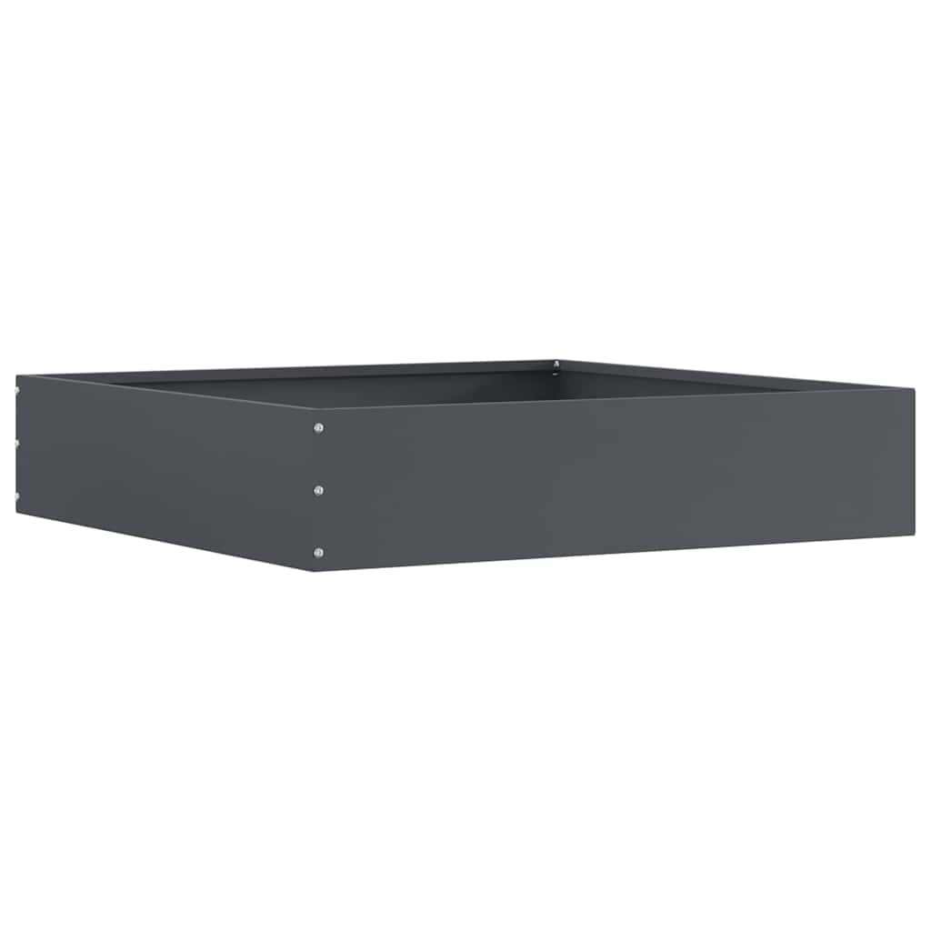 Lawn Edging Anthracite 60 x 60 x 13 cm Steel