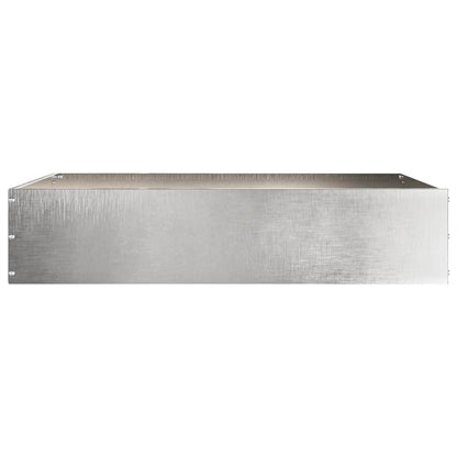 Lawn Edging 60 x 60 x 13 cm Stainless Steel Silver