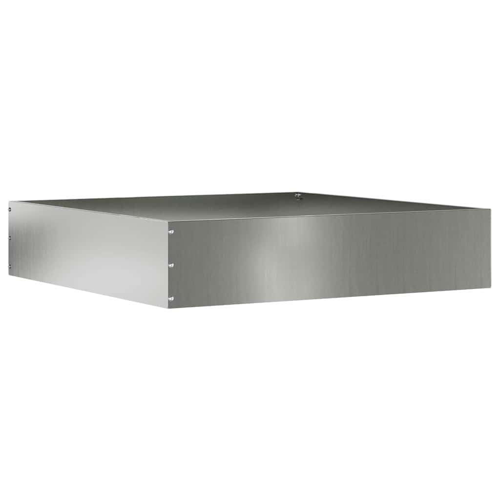 Lawn Edging Silver 60 x 60 x 13 cm Galvanised Steel