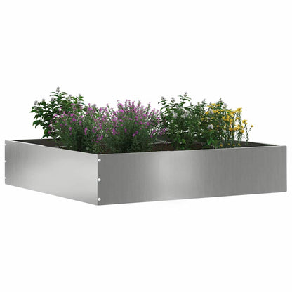 Lawn Edging Silver 60 x 60 x 13 cm Galvanised Steel