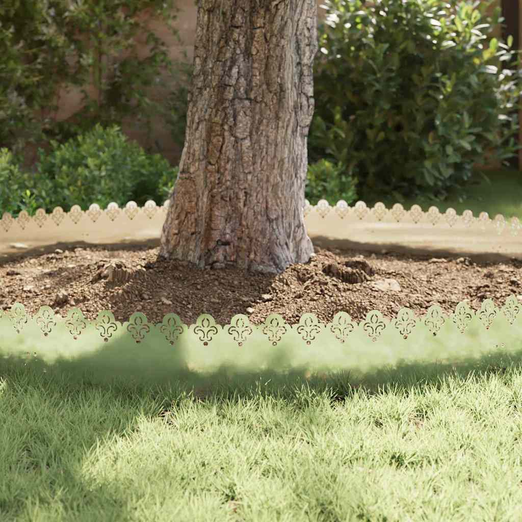 Lawn Edgings 30 pcs 103 x 0.05 x 22 cm Stainless Steel Silver