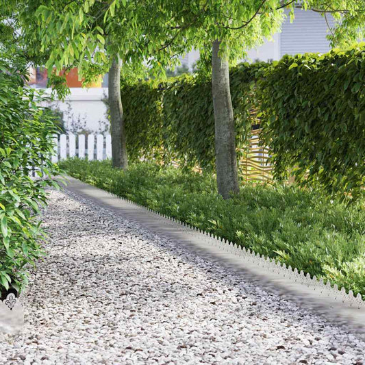 Lawn Edgings 30 pcs 103 x 0.05 x 22 cm Stainless Steel Silver