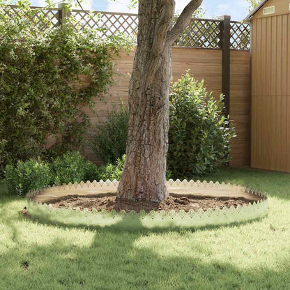 Lawn Edgings 30 pcs 103 x 0.05 x 22 cm Stainless Steel Silver