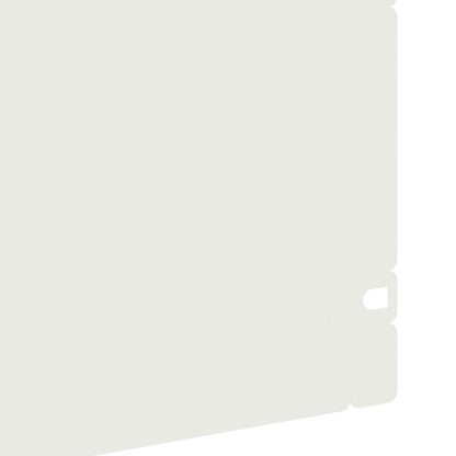 Lawn Edgings 20 pcs White 103 x 0.05 x 22 cm Steel