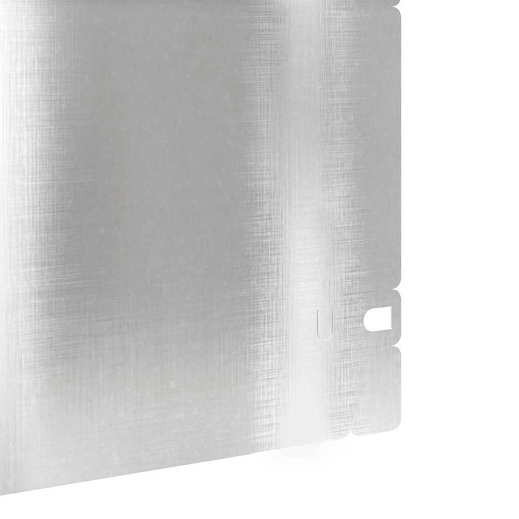 Lawn Edgings 30 pcs 103 x 0.05 x 22 cm Stainless Steel Silver