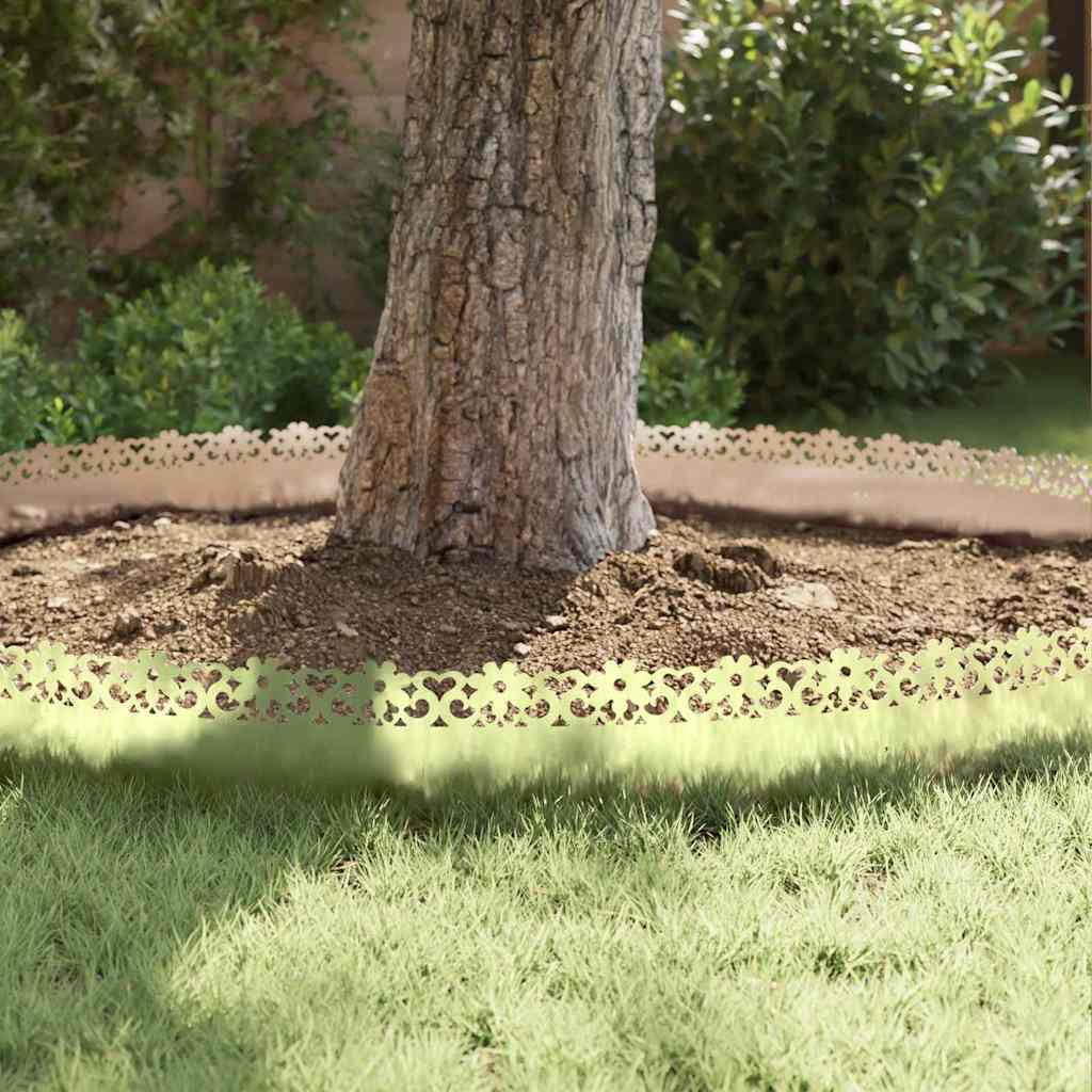 Lawn Edgings 30 pcs 103 x 0.05 x 22 cm Stainless Steel Silver