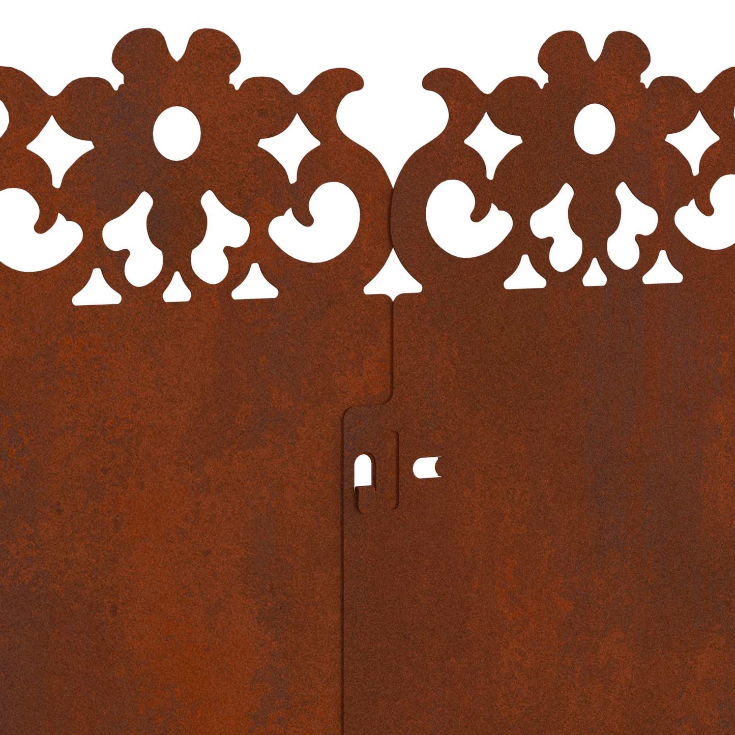 Lawn Edgings 30 pcs Rusty 103 x 0.05 x 22 cm Weathering Steel