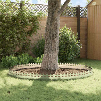 Lawn Edgings 10 pcs 103 x 0.05 x 22 cm Stainless Steel Silver