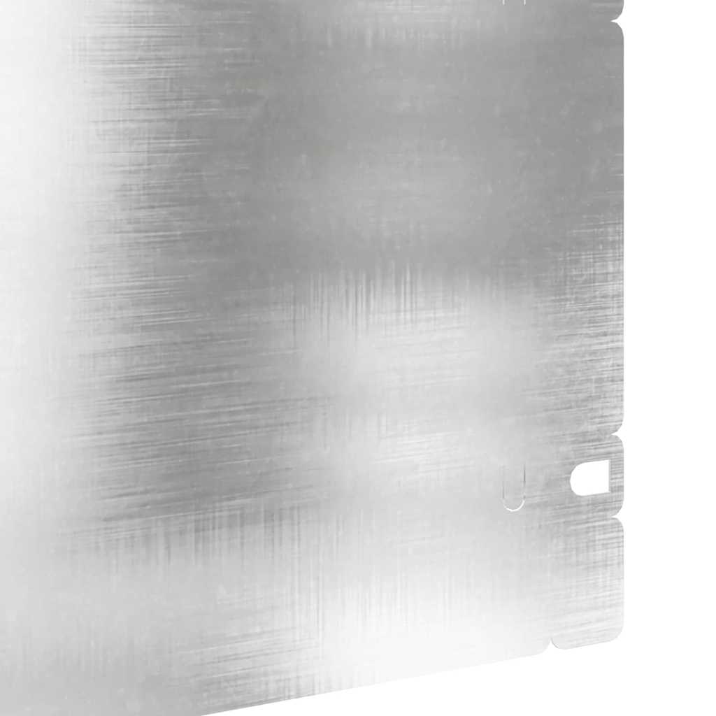 Lawn Edgings 20 pcs 103 x 0.05 x 22 cm Stainless Steel Silver