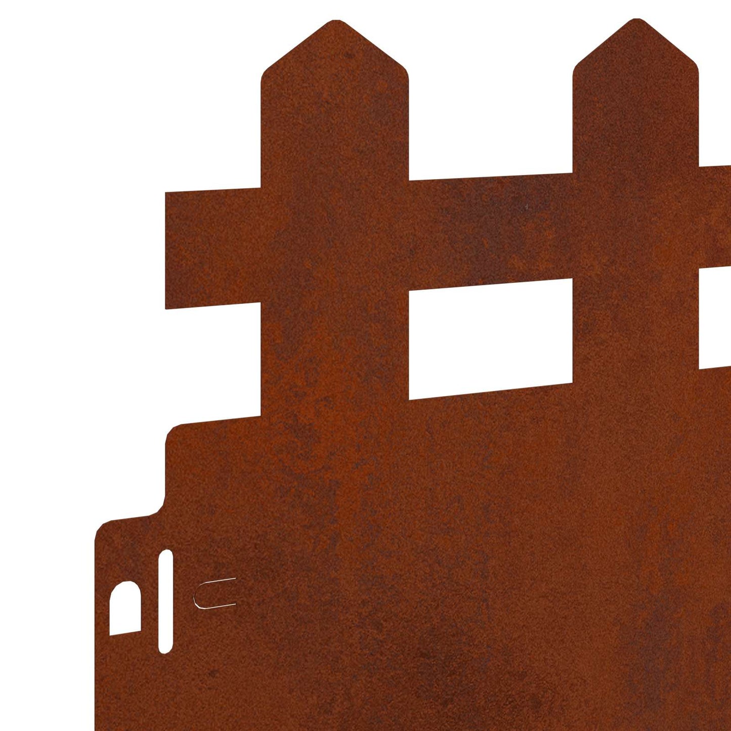 Lawn Edgings 30 pcs Rusty 103 x 0.05 x 22 cm Weathering Steel