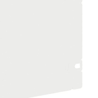 Lawn Edgings 20 pcs White 103 x 0.05 x 22 cm Steel