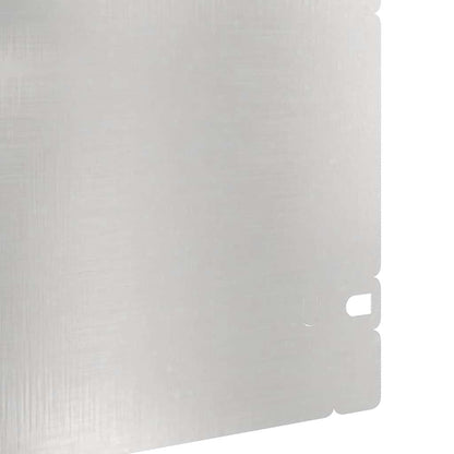 Lawn Edgings 10 pcs 103 x 0.05 x 22 cm Stainless Steel Silver