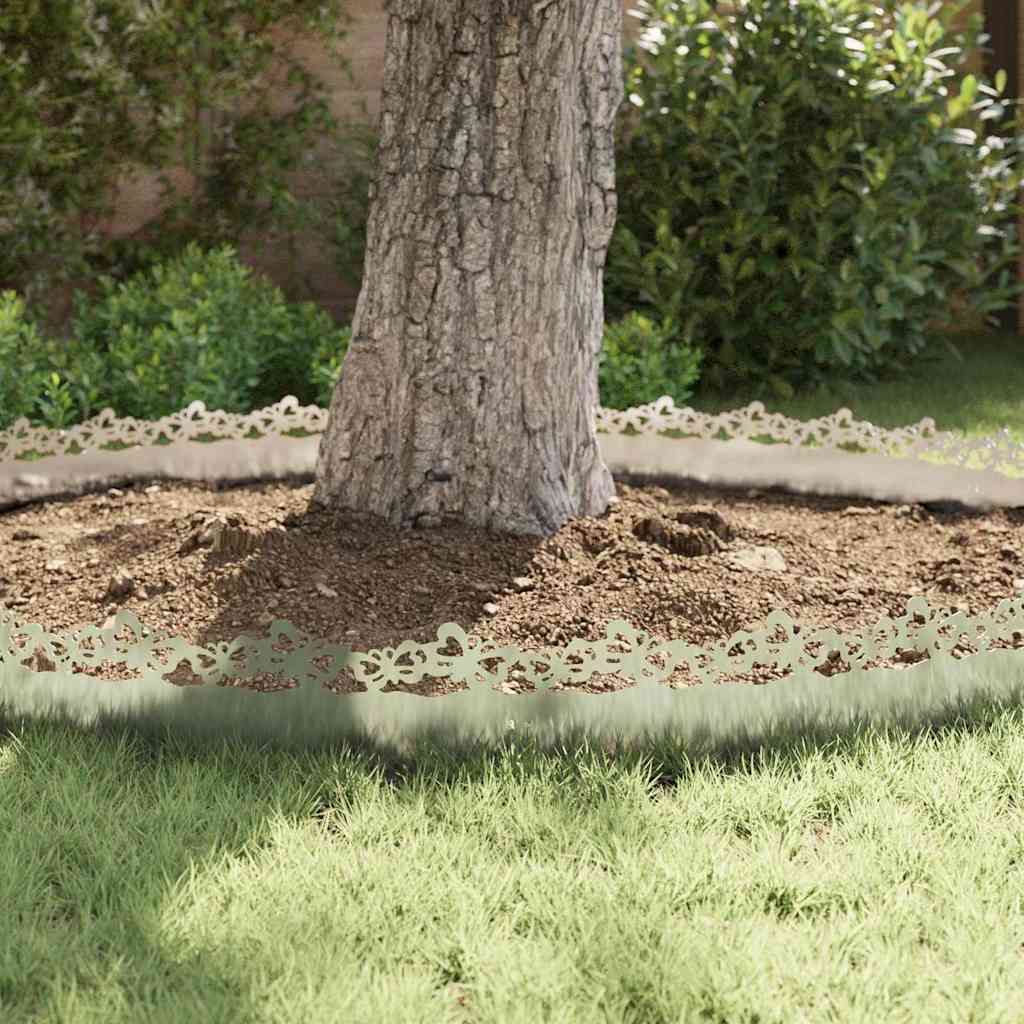 Lawn Edgings 30 pcs 103 x 0.05 x 22 cm Stainless Steel Silver