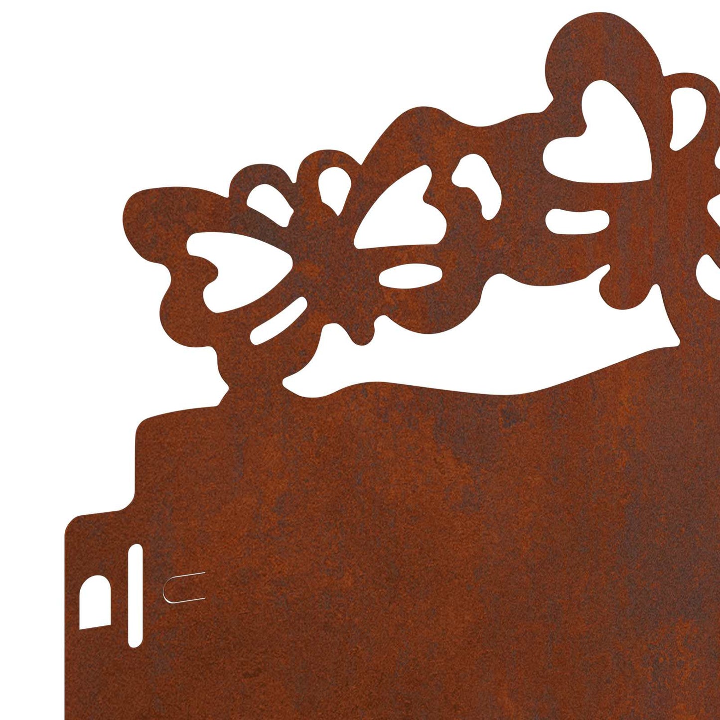 Lawn Edgings 20 pcs Rusty 103 x 0.05 x 22 cm Weathering Steel