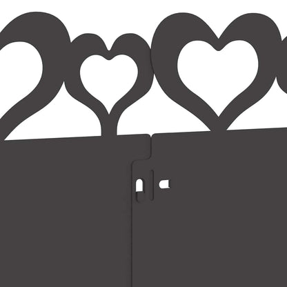 Lawn Edgings 30 pcs Black 103 x 0.05 x 22 cm Steel