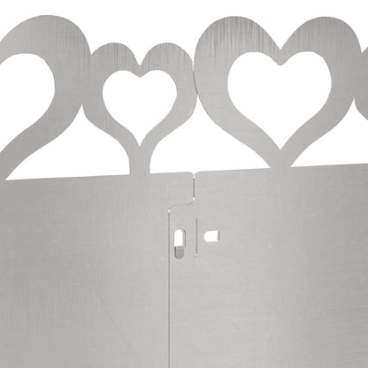 Lawn Edgings 30 pcs 103 x 0.05 x 22 cm Stainless Steel Silver