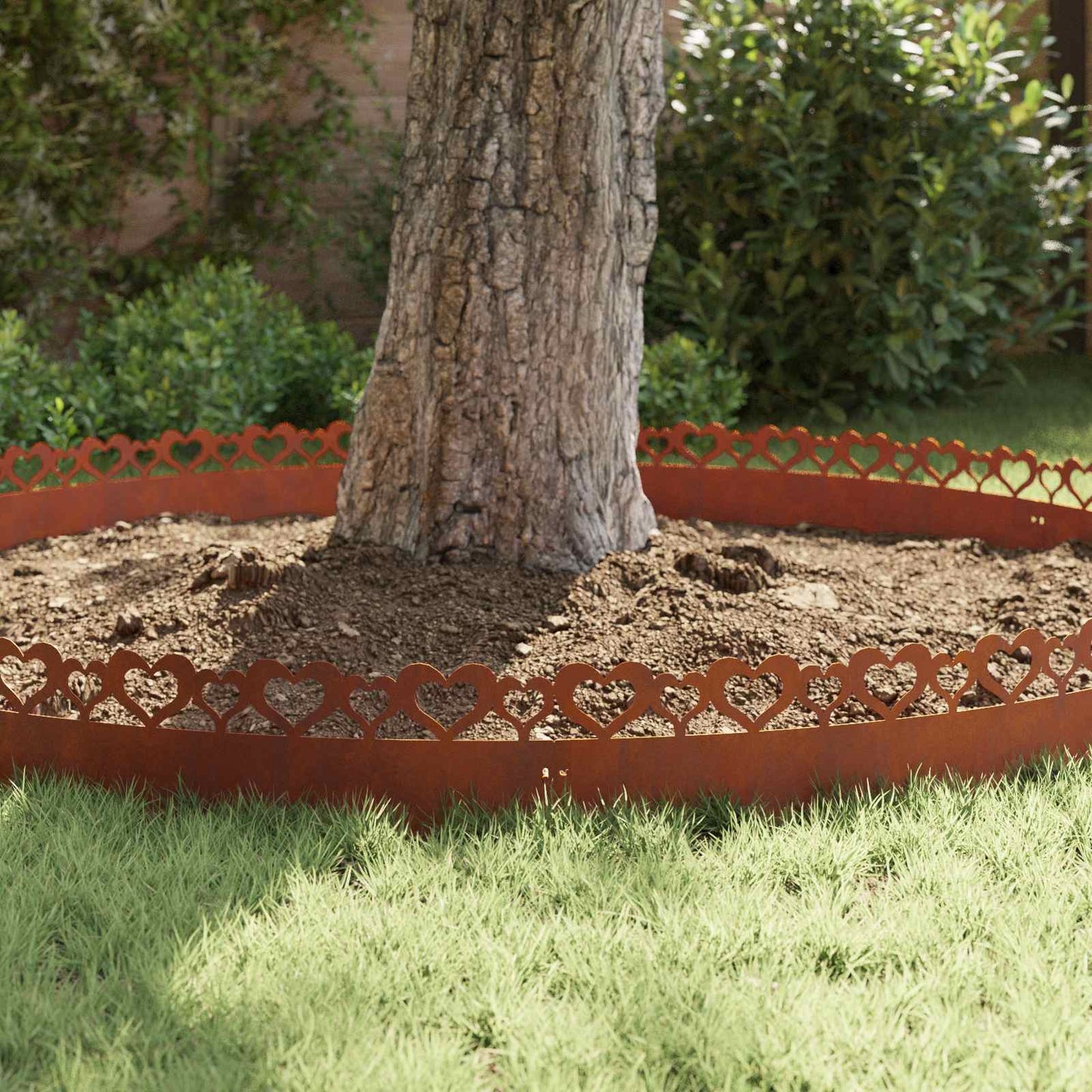 Lawn Edgings 20 pcs Rusty 103 x 0.05 x 22 cm Weathering Steel
