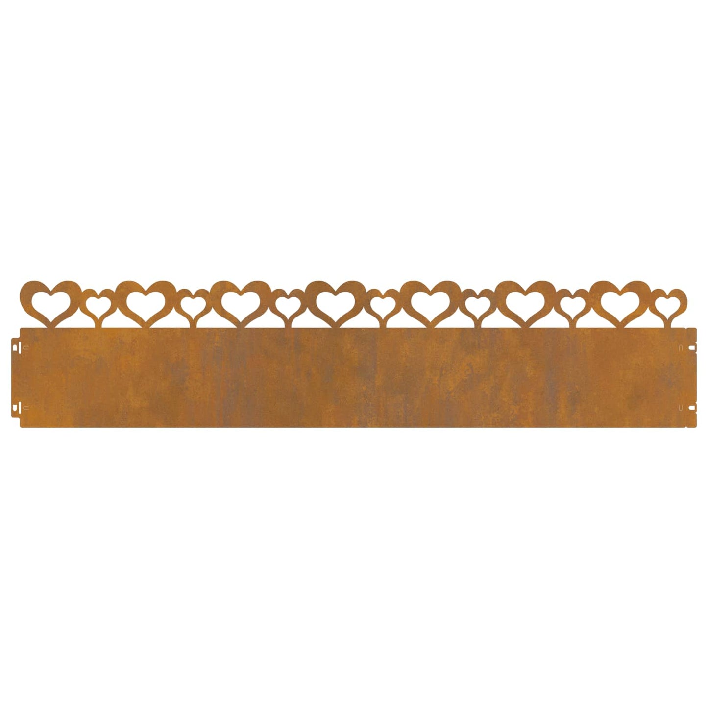 Lawn Edgings 20 pcs Rusty 103 x 0.05 x 22 cm Weathering Steel