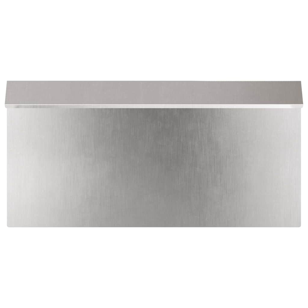 Snail Fence Silver 50 x 3.5 x 25 cm Stainless Steel