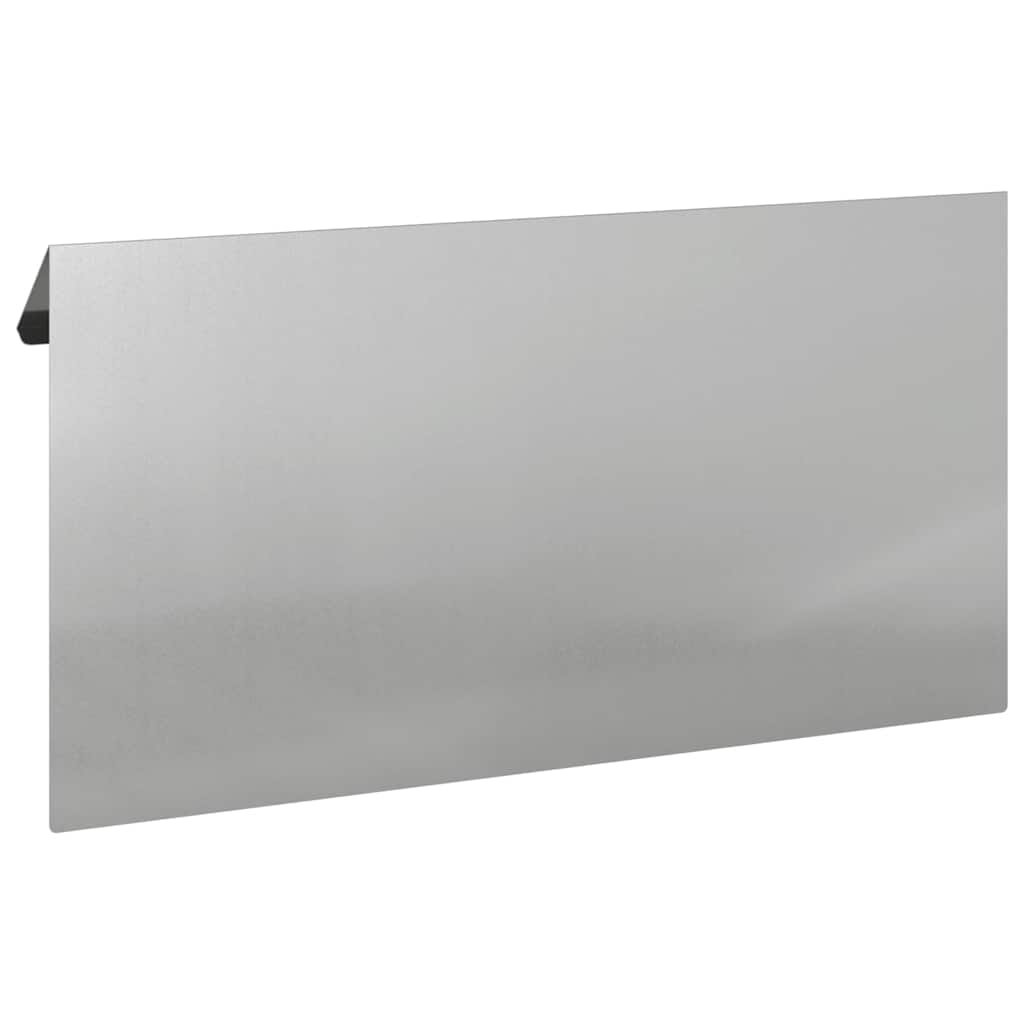 Snail Fence Silver 50 x 3.5 x 25 cm Galvanised Steel