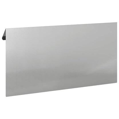 Snail Fence Silver 50 x 3.5 x 25 cm Galvanised Steel