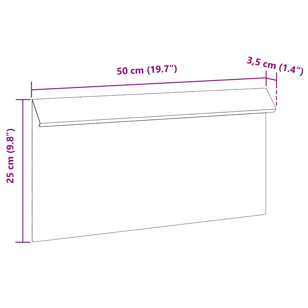 Snail Fence Silver 50 x 3.5 x 25 cm Galvanised Steel