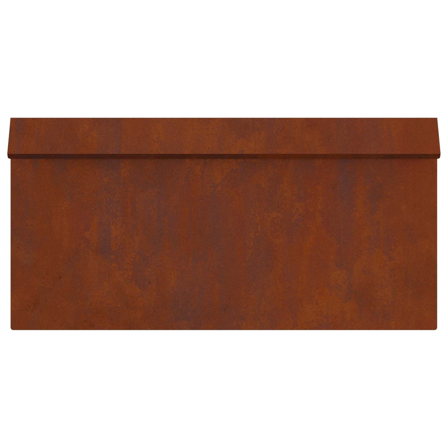 Snail Fence 16 pcs Rusty 50 x 3.5 x 25 cm Weathering Steel