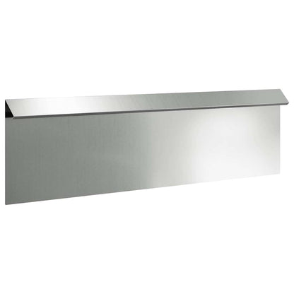 Snail Fence Silver 100 x 3.5 x 25 cm Galvanised Steel