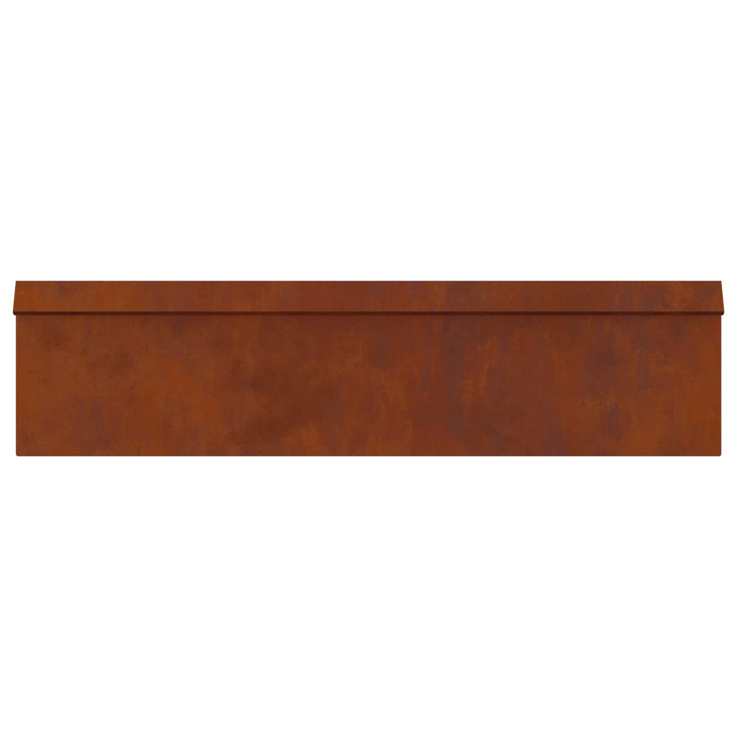 Snail Fence 4 pcs Rusty 100 x 3.5 x 25 cm Weathering Steel