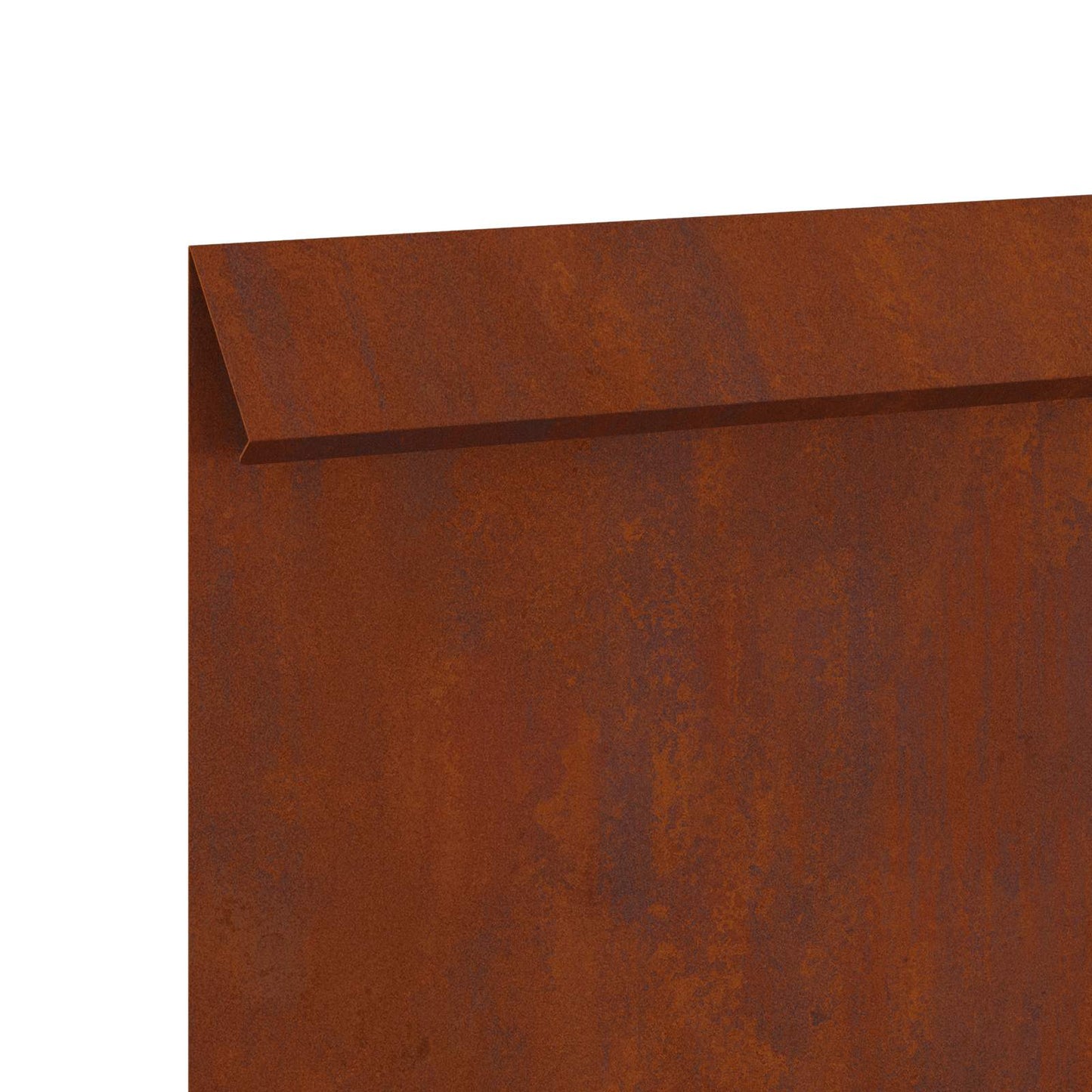 Snail Fence 16 pcs Rusty 100 x 3.5 x 25 cm Weathering Steel