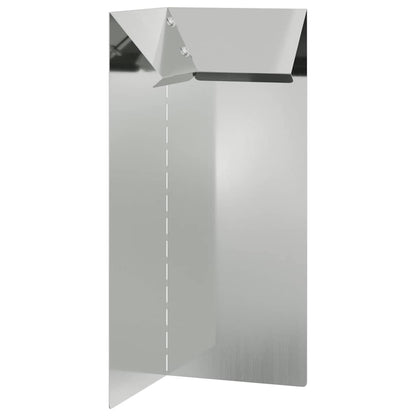 Snail Fence Silver 10 x 10 x 25 cm Galvanised Steel