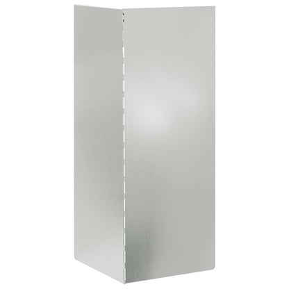Snail Fence 4 pcs Silver 10 x 10 x 25 cm Galvanised Steel