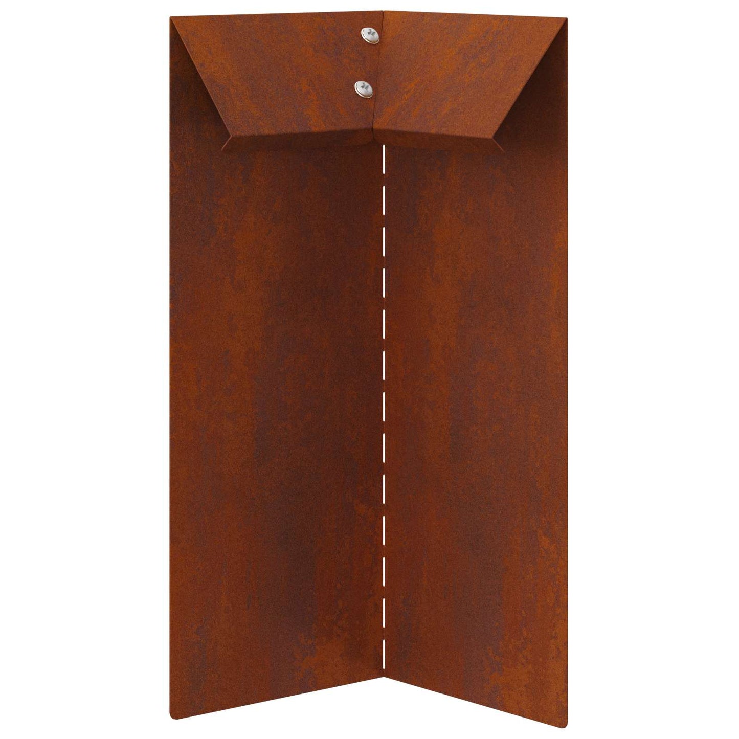 Snail Fence 4 pcs Rusty 10 x 10 x 25 cm Weathering Steel