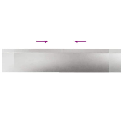 Snail Fences 8 pcs Silver Stainless Steel