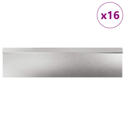Snail Fences 20 pcs Silver Stainless Steel