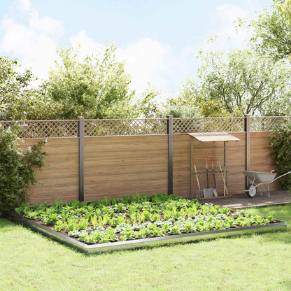 Snail Fences 20 pcs Silver Galvanised Steel