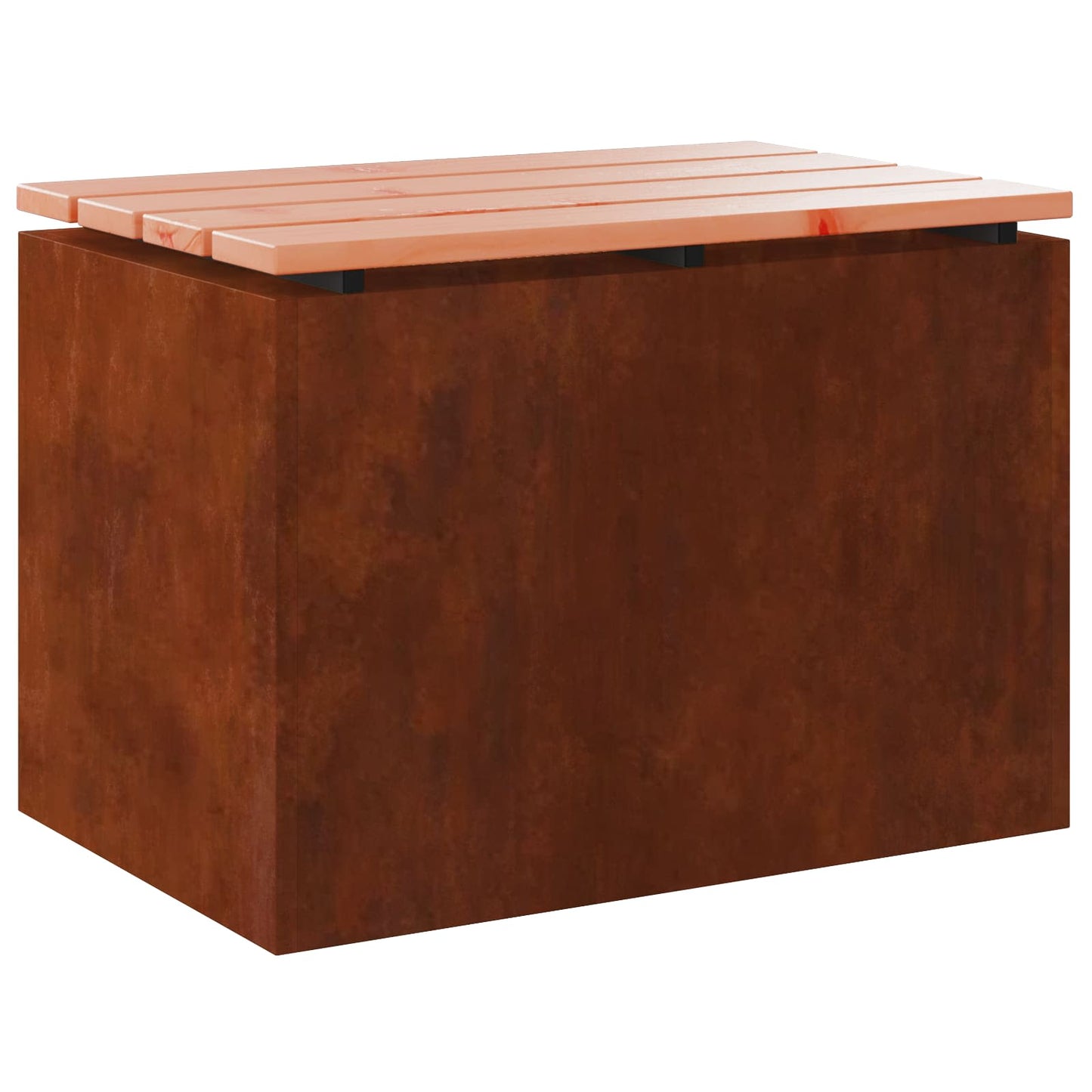 Garden Bench Rusty 60 x 40 x 43 cm Weathering steel