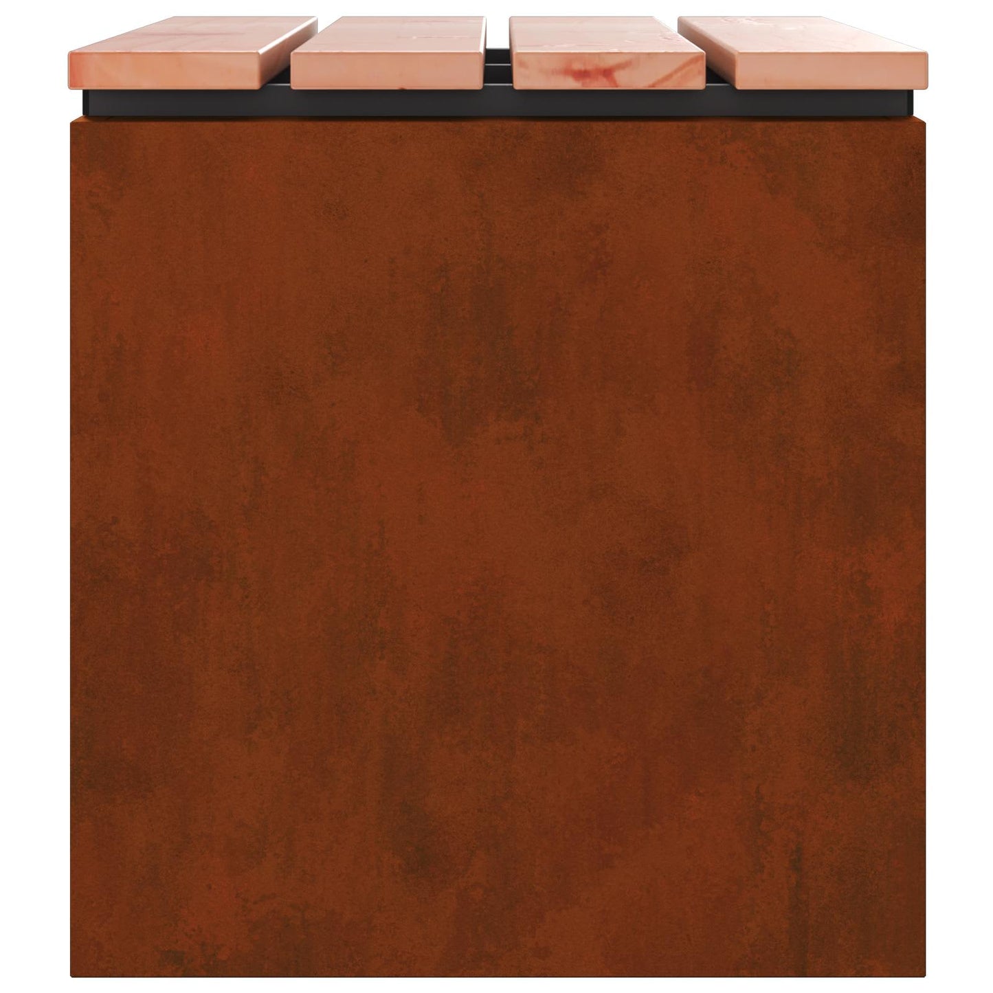 Garden Bench Rusty 60 x 40 x 43 cm Weathering steel