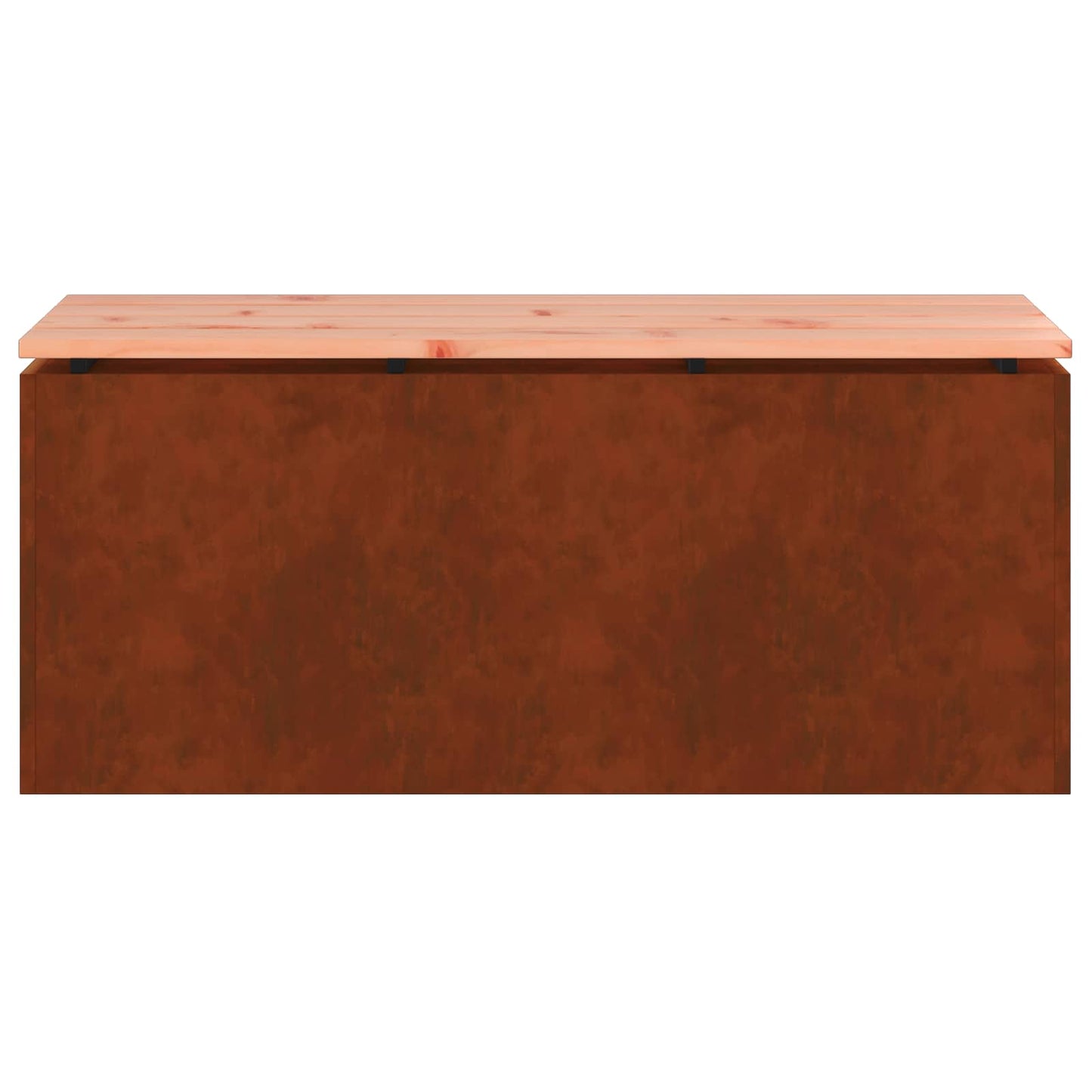 Garden Bench Rusty 100 x 40 x 43 cm Weathering steel