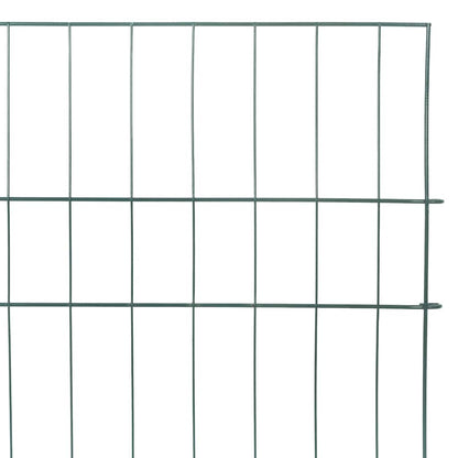 Pond Fence Set 5 pcs Green 100 x 50 cm Steel
