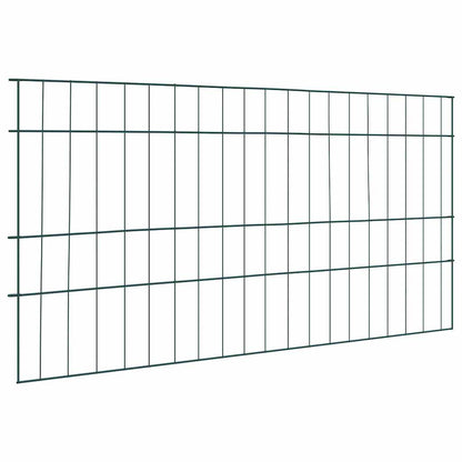 Pond Fence Set 5 pcs Green 100 x 50 cm Steel