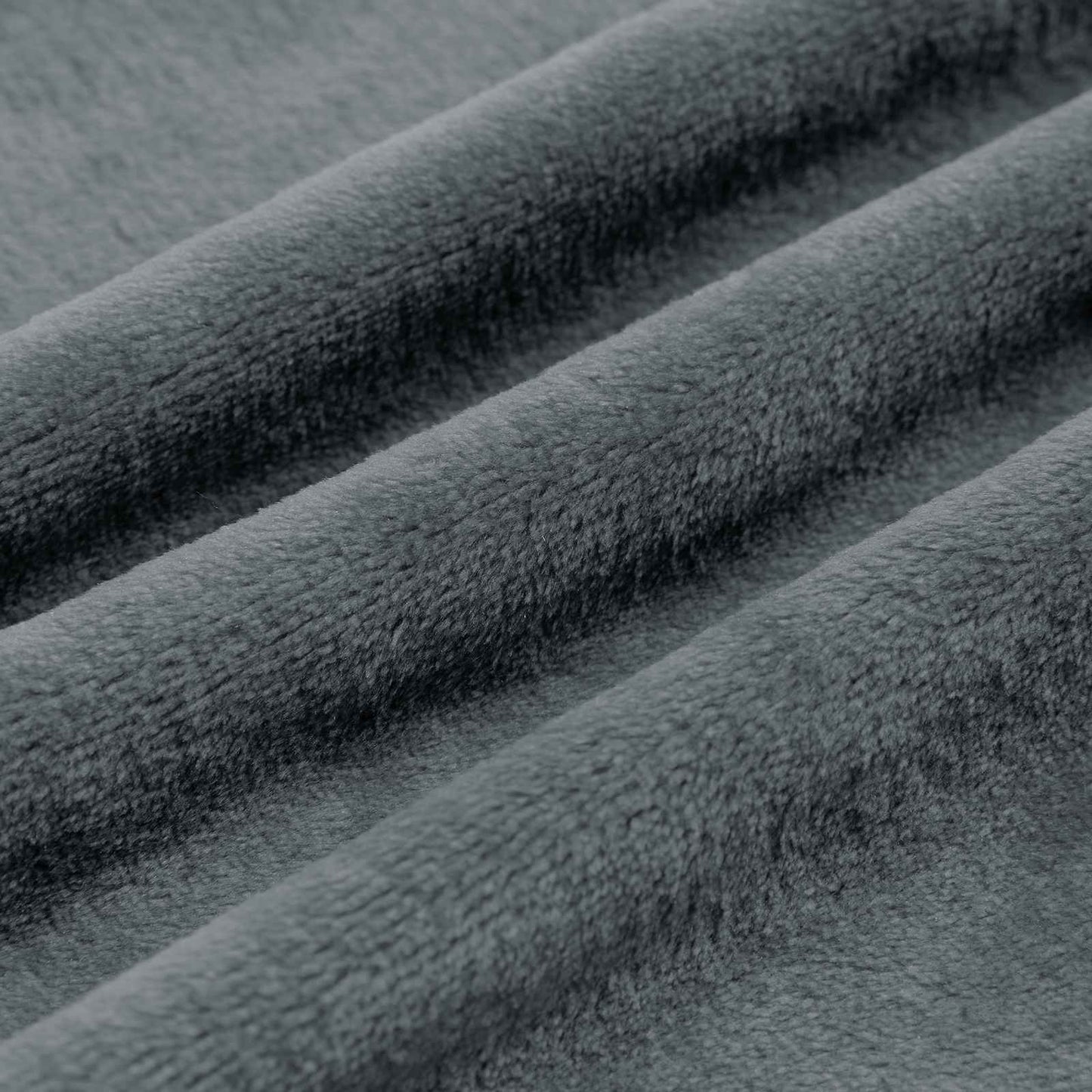 Throw Blanket Dark Grey 150 x 200 cm Fleece