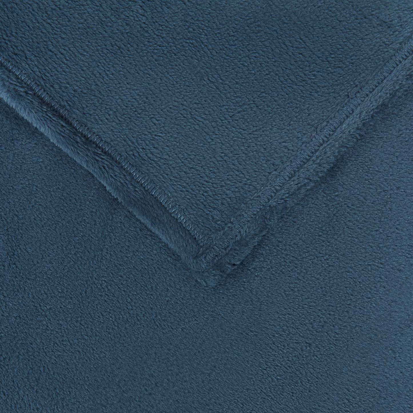 Throw Blanket Navy Blue 130 x 150 cm Fleece