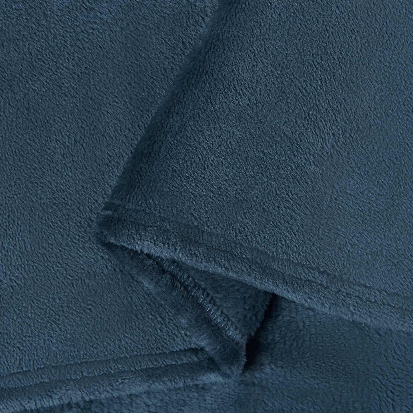 Throw Blanket Navy Blue 130 x 150 cm Fleece