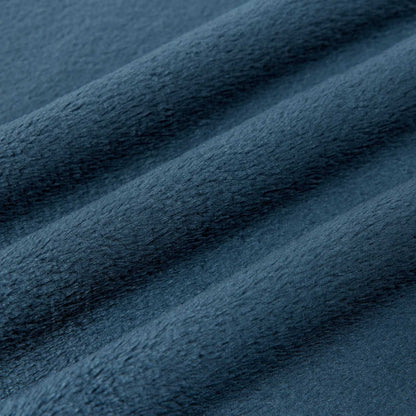 Throw Blanket Navy Blue 130 x 150 cm Fleece