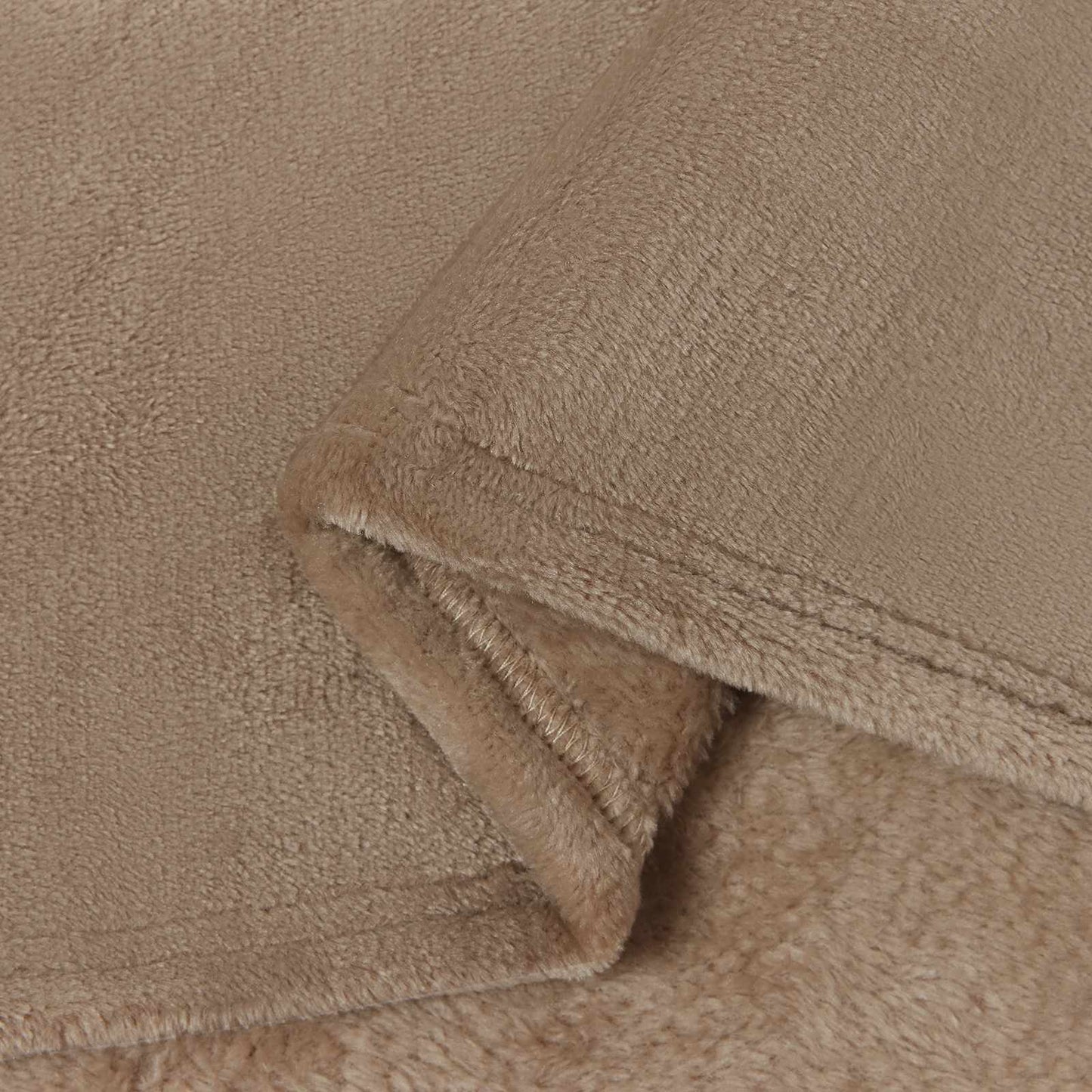 Throw Blankets 6 pcs Camel 240 x 270 cm Fleece