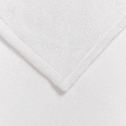 Throw Blankets 6 pcs White 130 x 150 cm Fleece