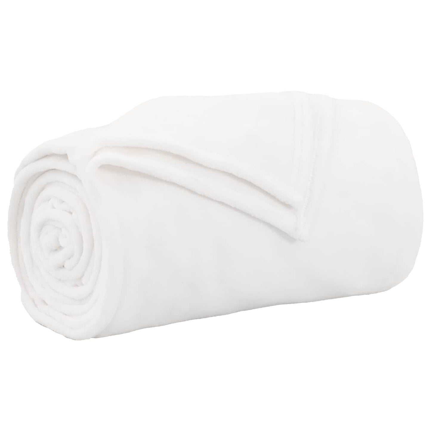 Throw Blankets 6 pcs White 130 x 150 cm Fleece