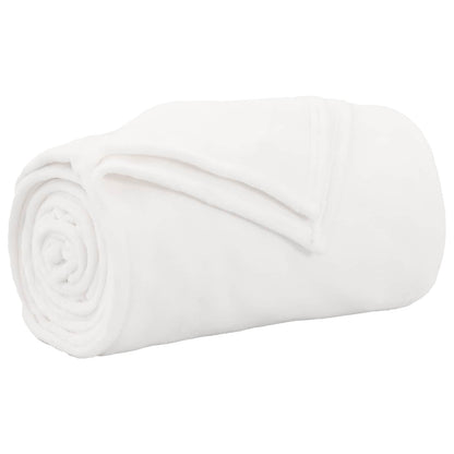 Throw Blankets 6 pcs White 130 x 150 cm Fleece