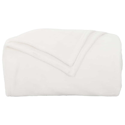 Throw Blankets 6 pcs White 130 x 150 cm Fleece